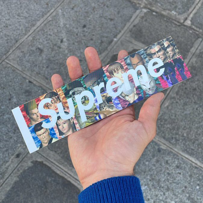 Modern Notoriety on X: Supreme x Tekken sticker included randomly with  this week's orders  / X