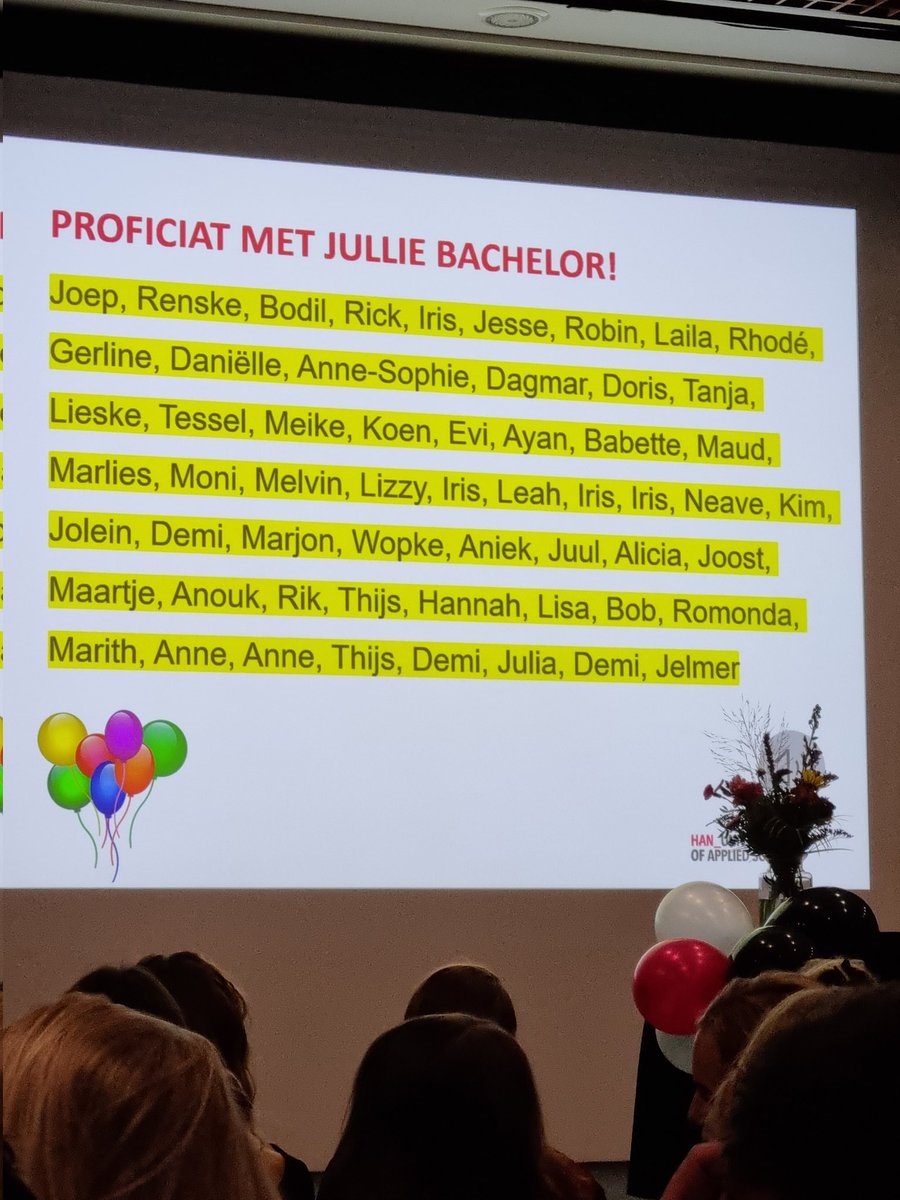 60 nieuwe ergotherapeuten afgestudeerd op de HAN #hetmooisteberoep #ergotherapie