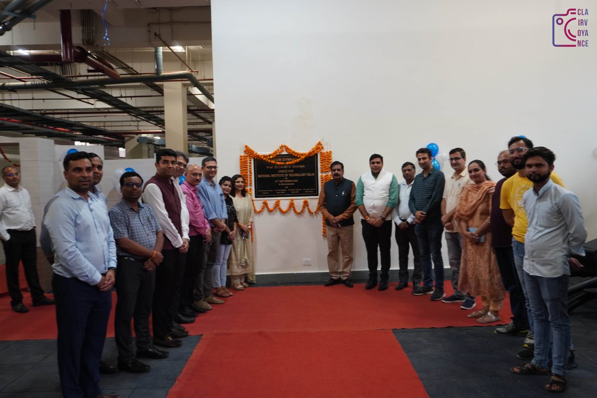Nitdofficial's tweet photo. Inauguration of grand indoor gymnasium by @drajayksharma in presence of #students, #faculty, and #staff of @NITDofficial on 21/09/22. The occasion also marked the 1st work anniversary of @drajayksharma as Director of @NITDofficial. Congrats. https://t.co/7bcBo5Cih9