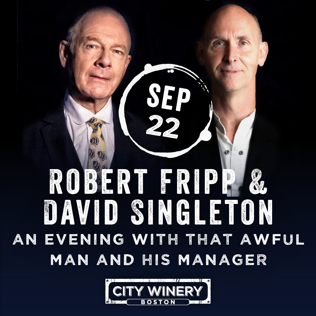 Robert Fripp will be here TONIGHT!!!  If you've ever played a guitar, thought about playing guitar, or even know what a guitar is, this is the show you've been dreaming about ... 
Get your tickets NOW!!!  bit.ly/RobertFripp-BOS
#boston #guitar #guitargod #tonight #wow #omg