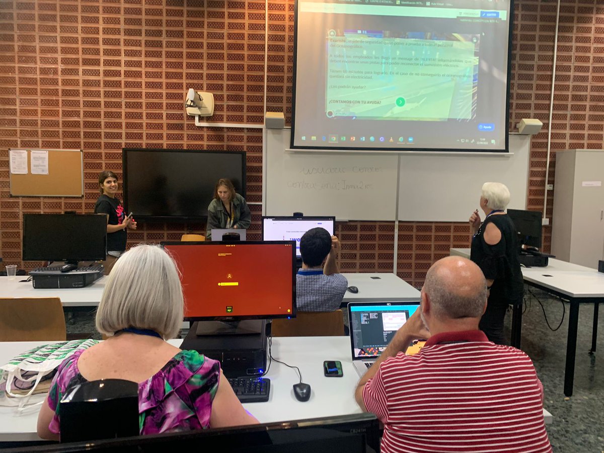 marisacon's tweet photo. Último taller de Escape Room que dictamos con @mdlpazcolla 
#CIVE22  #congreso #educación #videojuegos #cultura  #uv 
@ETSEUV @UTNinspt https://t.co/cFBUIERYMq