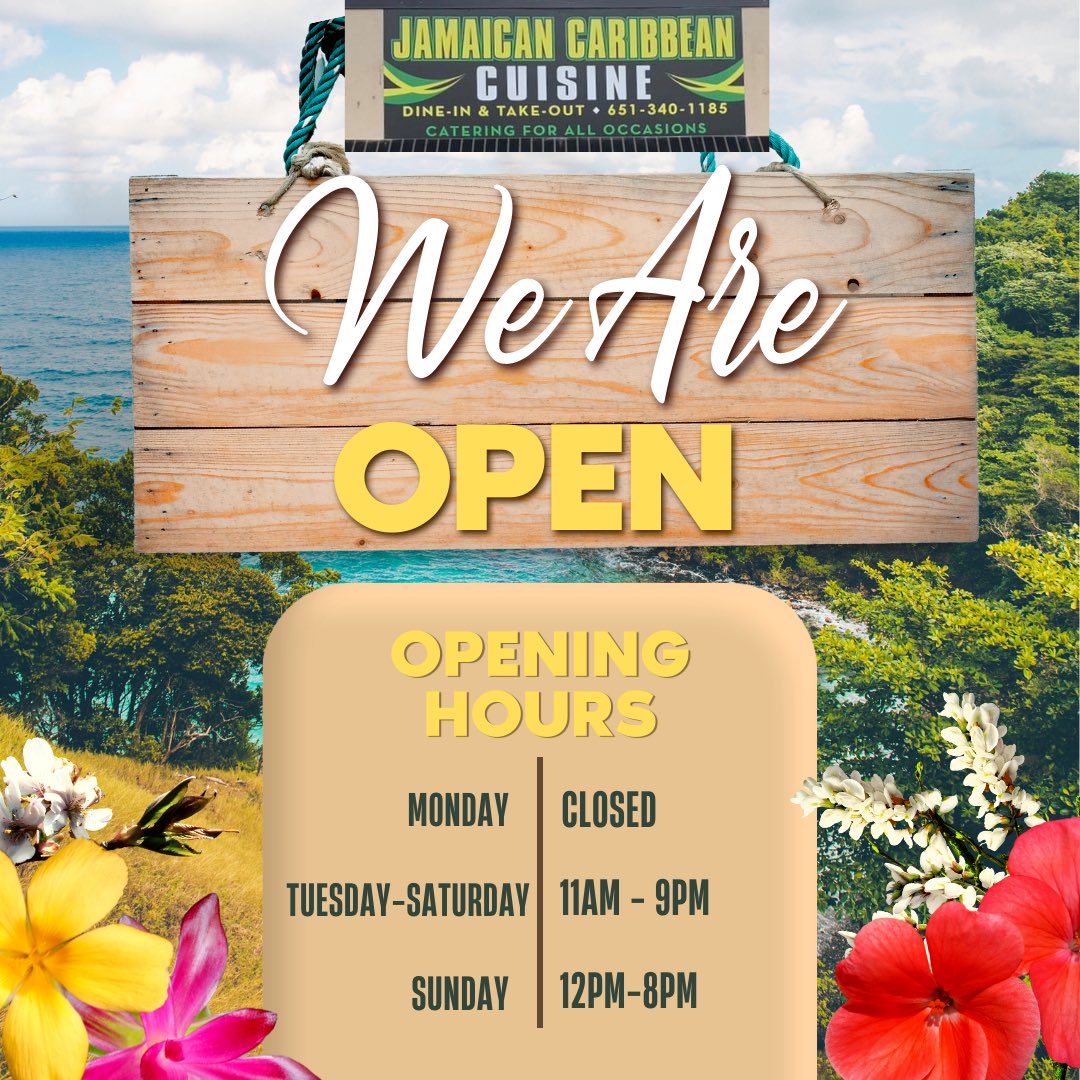 Have you checked out Jamaican Caribbean Cuisine located in Roseville, MN? They recently just opened this year. Great place to try for lunch! Delivery Options as well! #Lunch #Jamaicanfood #ChooseRoseville