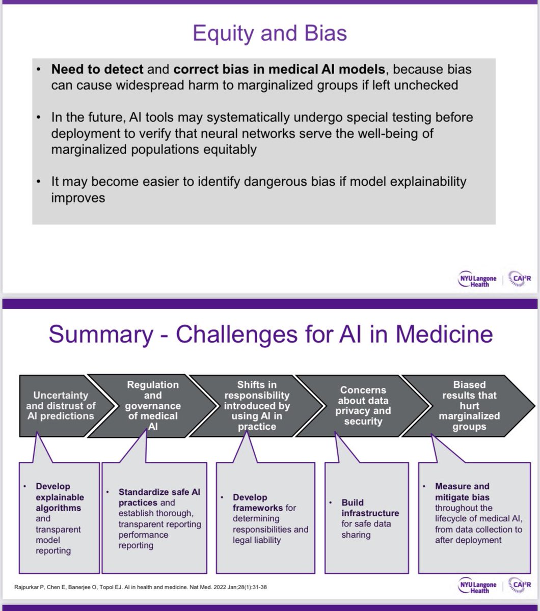 4RiseUp's tweet photo. Challenges for AI in Medicine @lynnsage #bcsm @KomenAdvocacy https://t.co/KbRLDS7vLm