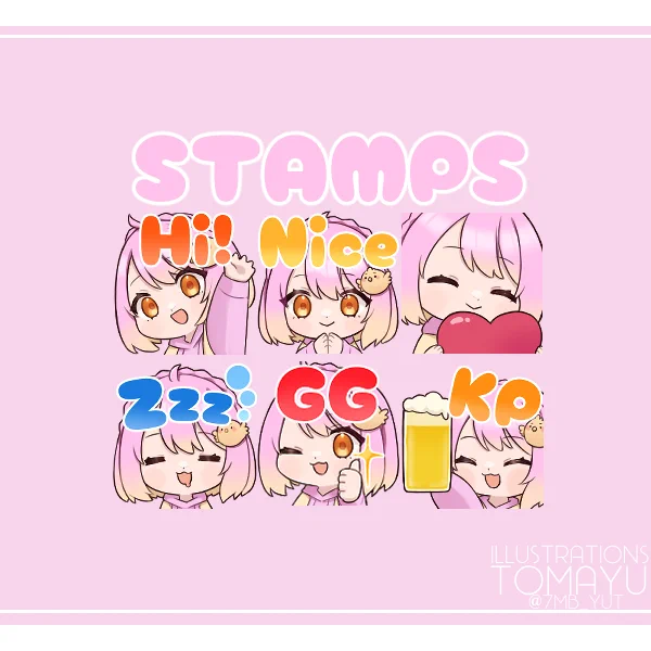 スタンプを描かせていただきました! #Commission 