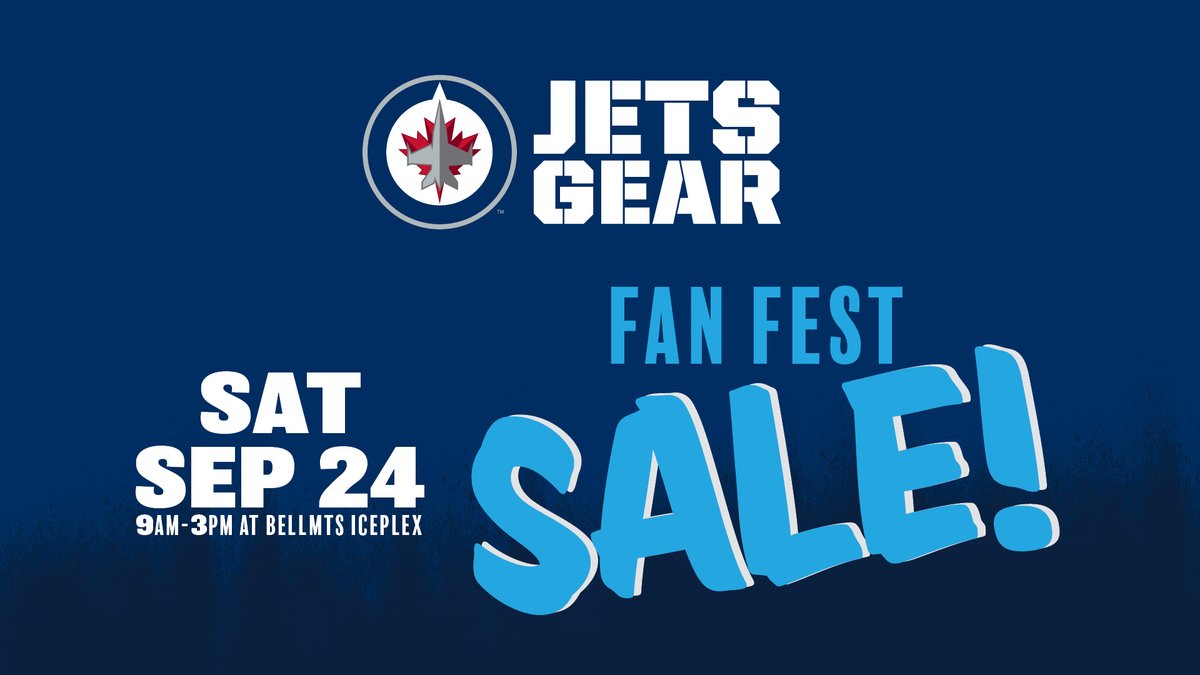 JetsGearStore's tweet photo. This Saturday is the return of #JetsFanFest! Come check out our retail booth and lots of great sale items! https://t.co/mzoMXr7xes