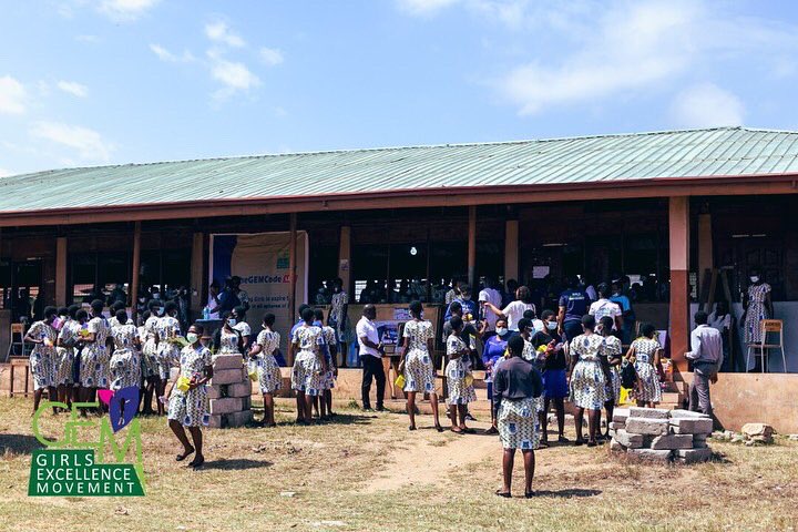 GEM_Inspire's tweet photo. The countdown is on! This Saturday, we're storming POTSIN T.I Ahmadiyya SHS in the Central Region of Ghana 🇬🇭

Make a date with us. 

#TheGEMCode #GEMInspirationOnWheels  #girlsdeserveasafeworld 
#girlsforceunderconstruction #inspiration 
#shelteredyetexposed #Voltic #girls https://t.co/pxYtjrefXG