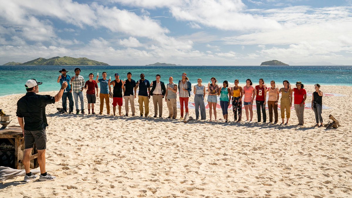 SurvivorQuotesX's tweet image. I love how Jeff starts each season by pretending he doesn’t know the players. But I wish he would do that on returning player seasons as well.
“Guy in the Red Sox hat. What’s your name?”
#Survivor