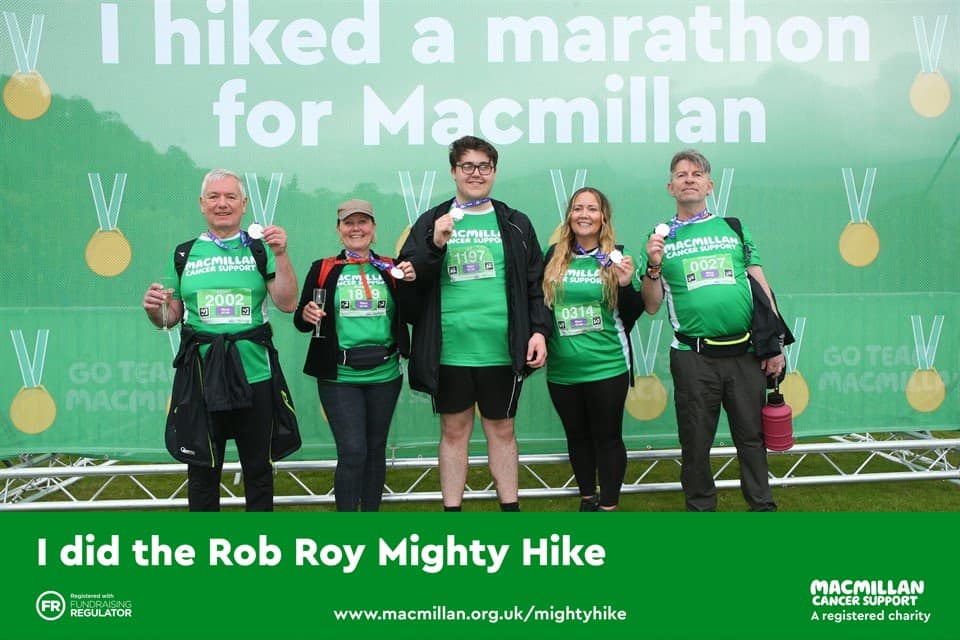 UoE_ISApps's tweet photo. Congratulations to Stevie Allison, from the @UoEIS Service Management team, for his amazing effort completing the Rob Roy Marathon Mighty Hike for @macmillancancer. So far he has raised an incredible almost £500. To donate to his fundraiser visit: https://t.co/7c6AWQwzKC https://t.co/ywCNElWek1