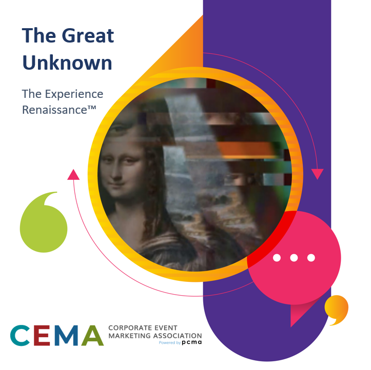 cemaonline's tweet image. #EventExecs Click bit.ly/3duQ81b
 for insights on The Great Unknown from @WilsonDowGroup In a changing world of events, a future-forward experience design that drives connection with people – the heartbeat of the experience – is more important now than ever #EventProfs