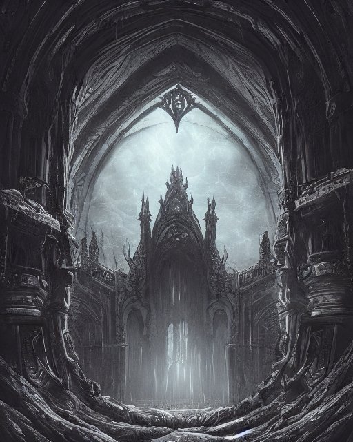tieyourwheels's tweet photo. A Gothic style theater in the eye of the storm, Symmetry - made with @get_starryai #aiart #digitalart #starryaifeatured https://t.co/nDqnv71LVs