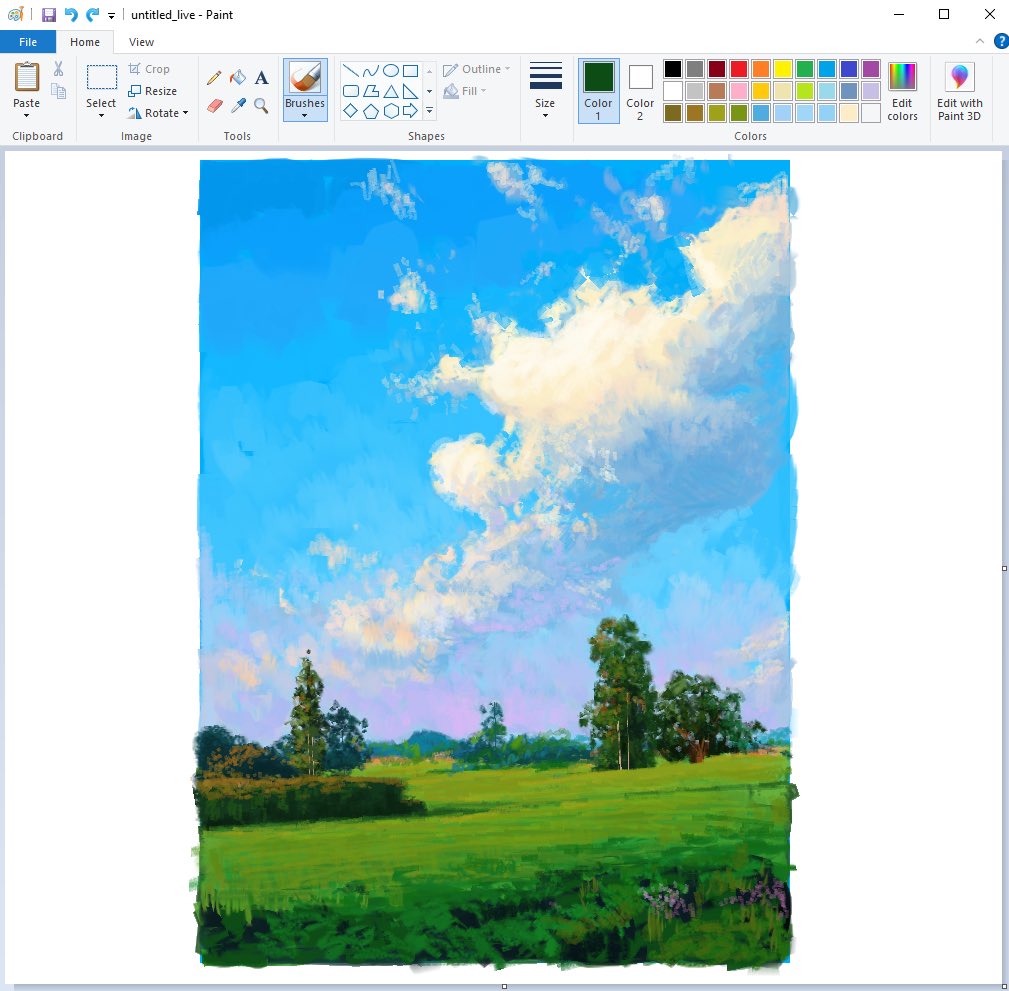 ChristianYoungA's tweet image. study in paint