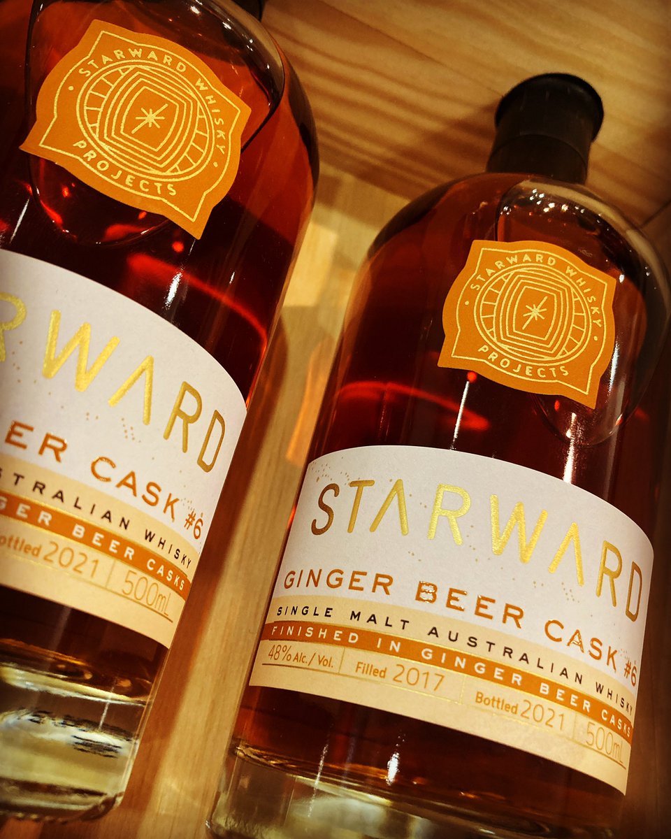 Autumn is trying its hardest, so why not warm up with this delicious offering from Australia?! Seasoned with <a href="/StarwardWhisky/">STARWARD Whisky</a> homebrewed ginger beer before bottling, deliciously spicy tinyurl.com/yckvjhav #whisky #australia #scotland #bottleshop #spirits #shoplocal