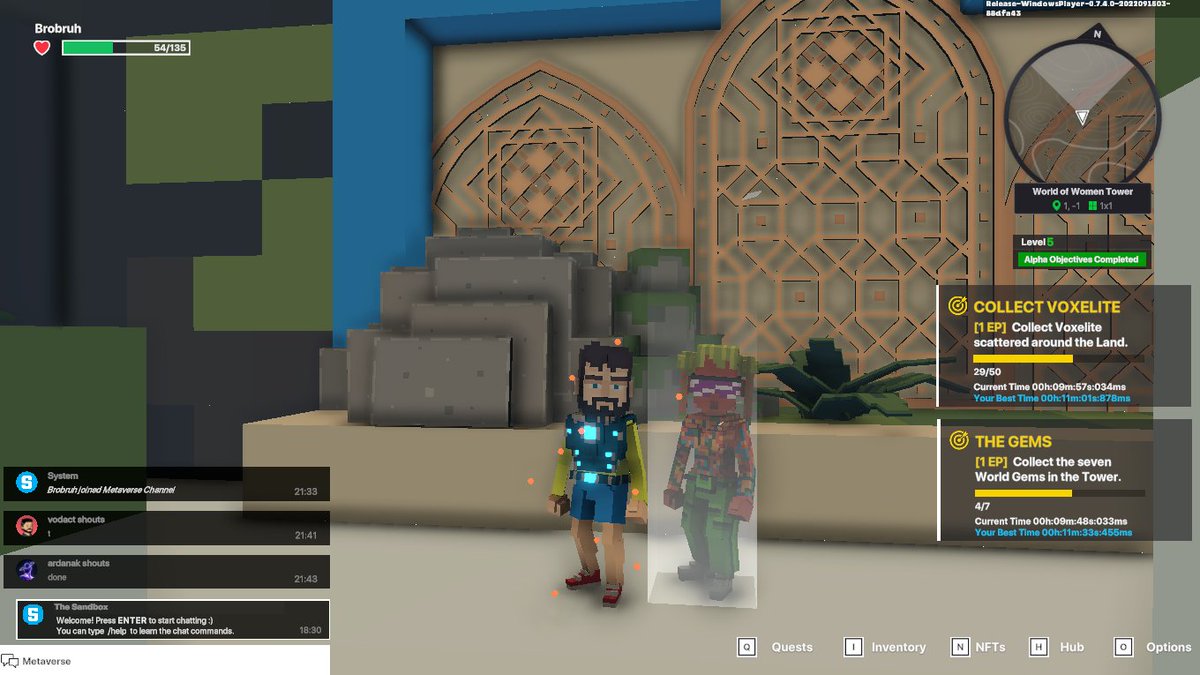 Brobro56's tweet photo. @TheSandboxGame @worldofwomennft I just participated in the #SandboxAlphaS3Giveaway for a chance to win 500 SAND! Found the hidden room in World of Women Tower, check out my screenshot below!
👇 https://t.co/wmmGJccQLP