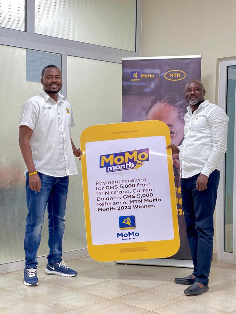 MTNGhana's tweet photo. It's raining rewards all over! Here are some of our week 3 winners of the MoMo Month.
Keep using MoMo to earn points and stand a chance of winning up to GHS 5,000 weekly.
#MoMoMonth https://t.co/LJA4tX3CG9