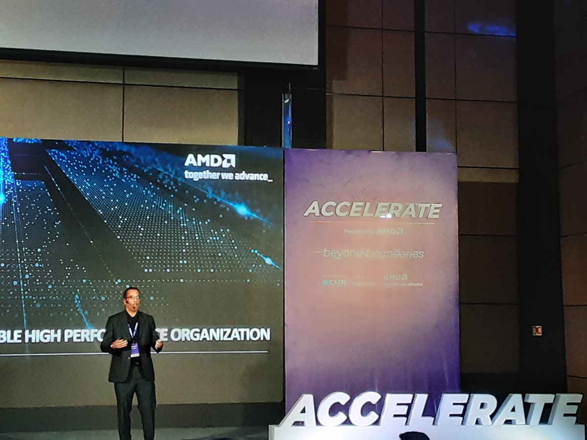CMRINDIA's tweet photo. Ajay Kaul from @AMDIndia speaks on how AMD as an organization is working hard, on a start-up mode as a part of #accelerate event in #pune . @NarrativeHQ @AMD https://t.co/0ZhFKbsjWa