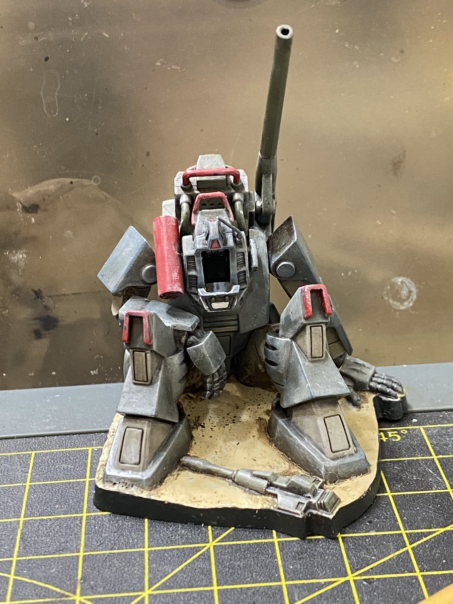 ダグラムも
ウェザリングしてしまう

#ダグラム
#Plasticmodel 
#dagram 
#weatherlng