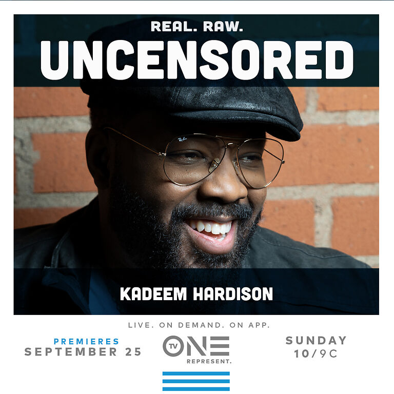 tvonetv's tweet photo. Real. Raw. Uncensored. Featuring @KadeemHardison. Premiering this Sunday at 10p/9c on @tvonetv. You don't wanna miss it! 🔥 https://t.co/tpnBcKPBPS