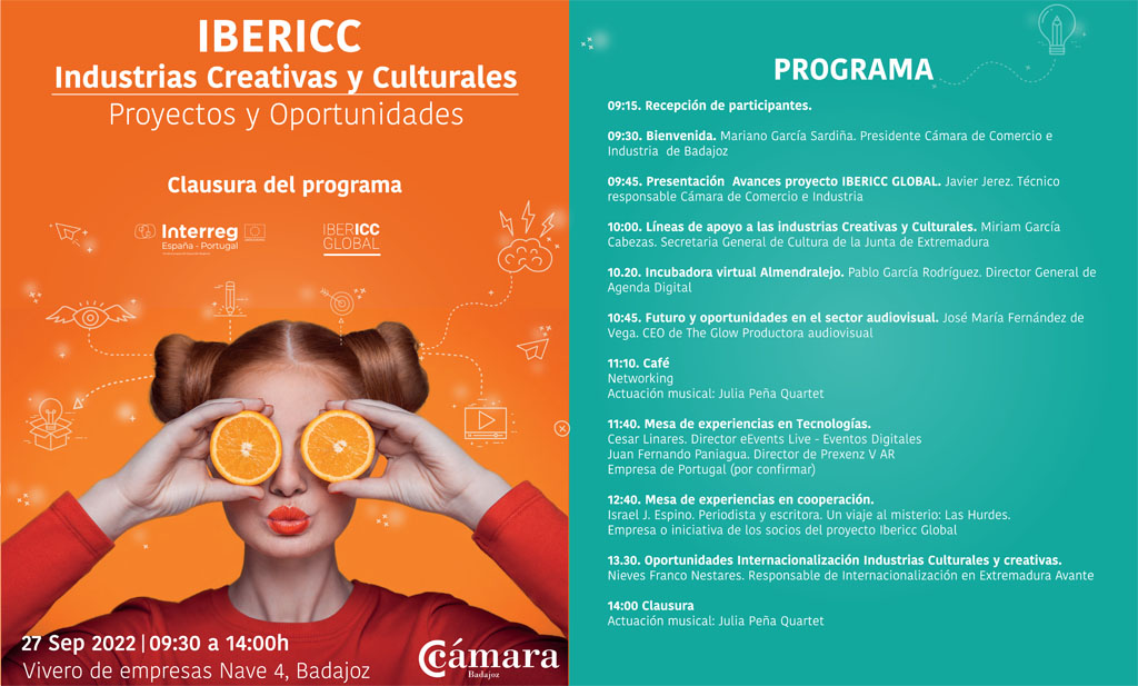 IbericcGlobal's tweet photo. Ya no queda nada, llegamos al final de cuatro años de trabajo en la mejor compañía y como colofón os invitamos a participar en la sesión de cierre el 27 de septiembre en #Badajoz, ¡sigue el link e inscríbete!! También podrás seguirla online🙋‍♀️🙋https://t.co/1fUde9vl3S https://t.co/gQH01jY6Dm