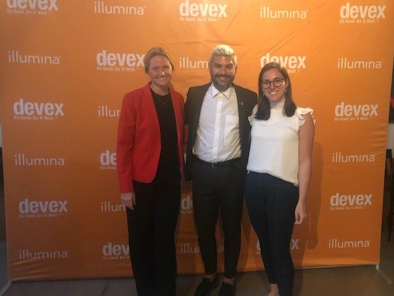 Yesterday, members of our #GlobalHealth team attended the @Devex UHC Pavilion on the margins of the 77th annual #UNGA for discussions around the shifting global health landscape, equity, and much more. #UNGA77