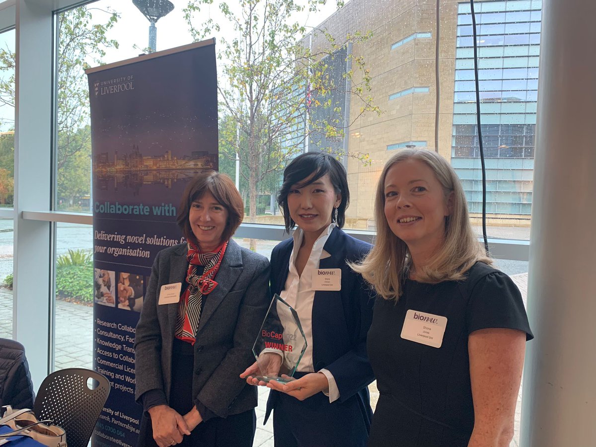 livunibusiness's tweet photo. Congratulations @ReNewVax_News and Dr Marie O'Brien, winner of the #BioCap2022 Digital Pitching Competition! The @livuni spinout team are developing next-generation vaccines to tackle bacterial infection and antimicrobial resistance #lifesciences @livuniHLS https://t.co/te3HwS3afZ