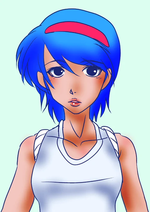 今日の夜のお絵描き 