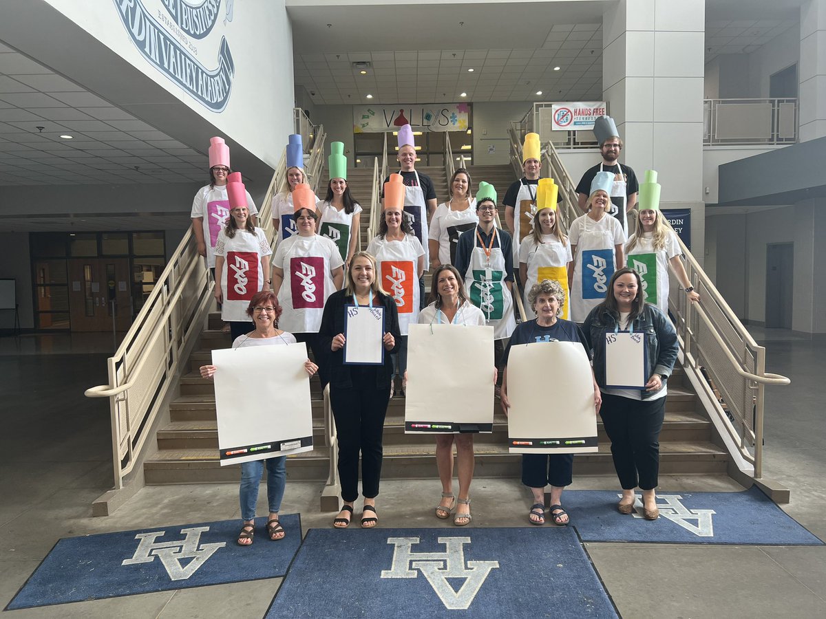 We are EXPOnentially better than the rest 😎 <a href="/HVAGresham/">Bevin Gresham</a> @HVAPrincipal