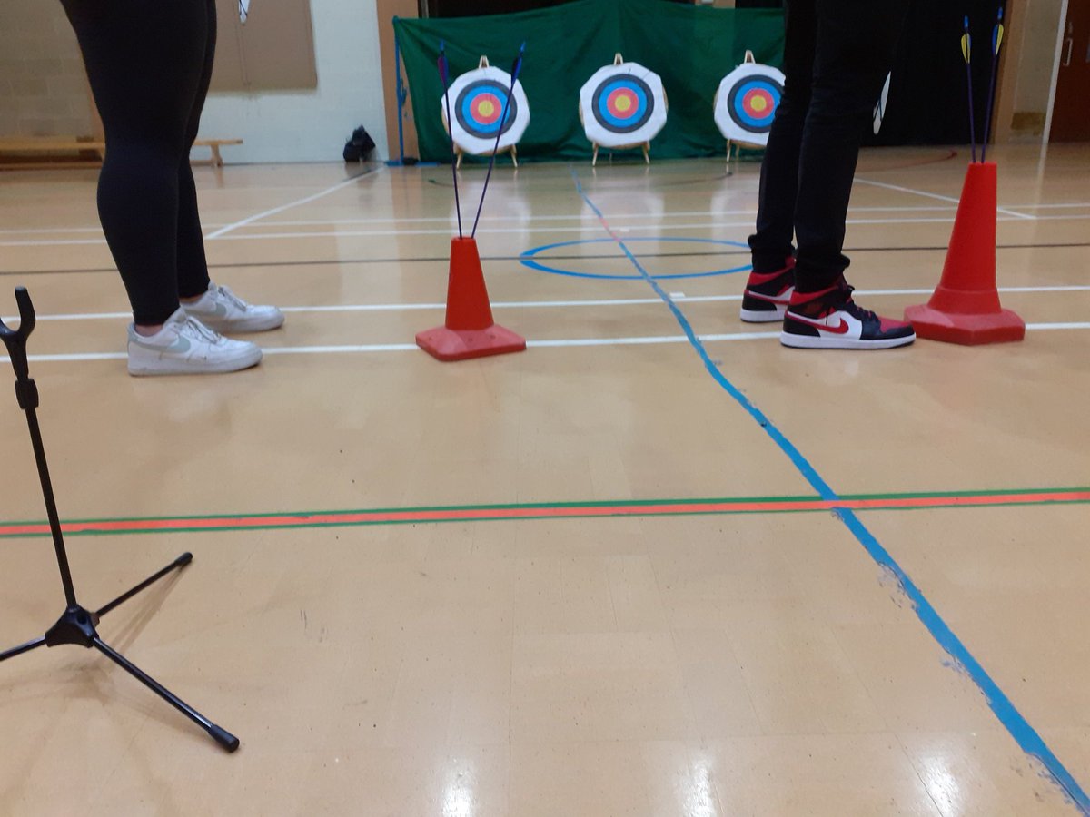 nfparchery's tweet image. Good to be back @GreenheadCol 
#enrichment #archeryfun