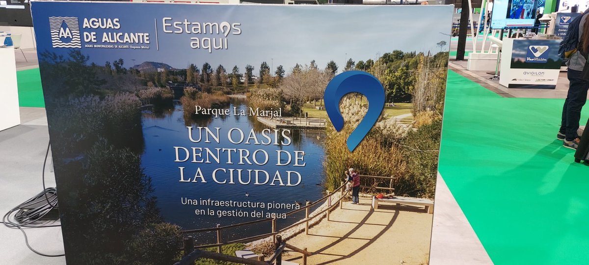 SusanaCegarra's tweet photo. La estrategia digital y de #TransformaciónMediombiental de #Alicante, estoy días en #GreencitiesMLG

◇ #ParqueInundable #LaMarjal
◇ Proyecto "Alicante Agua Circular" para #Reutilización 100% de #AguaDepurada
◇ Centro de Inteligencia del Agua #CiA...
 https://t.co/3DxhJUpgMU https://t.co/MYobDECAPD