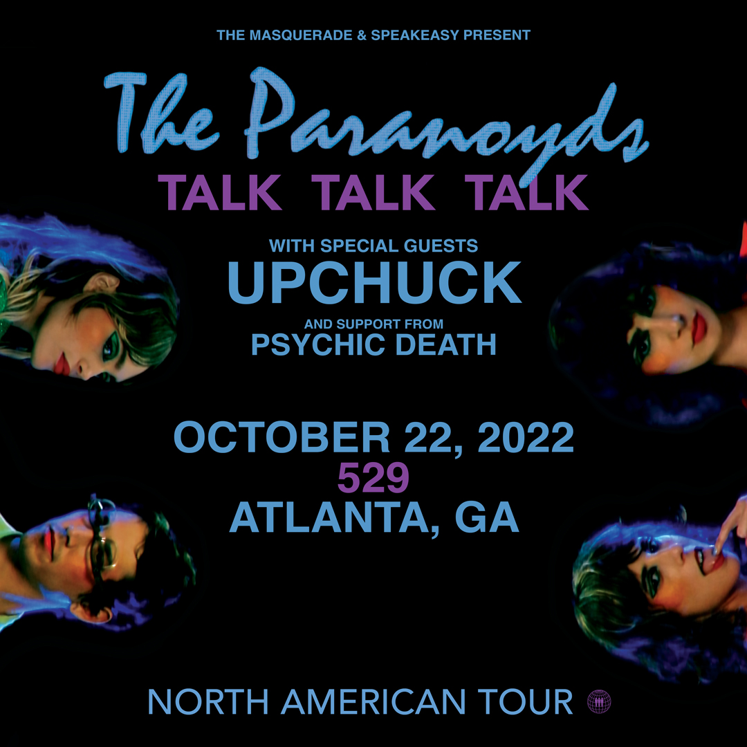 🚨 CONTEST TIME 🚨 ⚡️ We’re giving away a FREE pair of tix to catch @theparanoyds911 and Upchuck at @529_EAV on 10/22! 👉 Head to our IG (@masquerade_atl) to enter! 1 winner chosen at random on 9/29 🤞 Good luck!