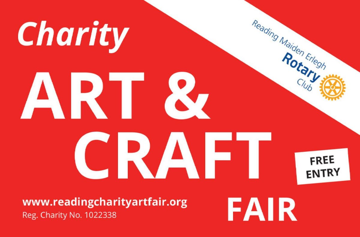 It's back for another year! <a href="/RotaryReadingME/">Rotary Club Reading Maiden Erlegh</a>'s Charity Art &amp; Craft Fair will run from 28-30 October, with oodles of wonderful pieces up for sale, this year raising money for <a href="/FeedingComms/">Feeding Communities</a> 

Like art? Make art? Find out more - whatsonreading.com/venues/rotary-…