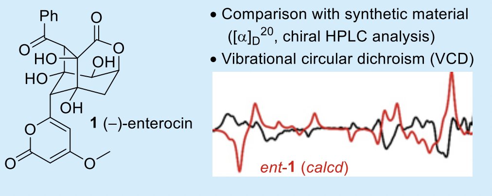 TotalSynthesis's tweet photo. Absolute Configuration of the #Polyketide #NaturalProduct (−)-Enterocin by Lilla Koser, Corentin Grassin, Christian Merten @MertenLab at @ruhrunibochum, and Thorsten Bach @Bach_Lab at @TU_Muenchen in @JOC_OL https://t.co/OPgtfpjAW0 https://t.co/W3oEC8alo4