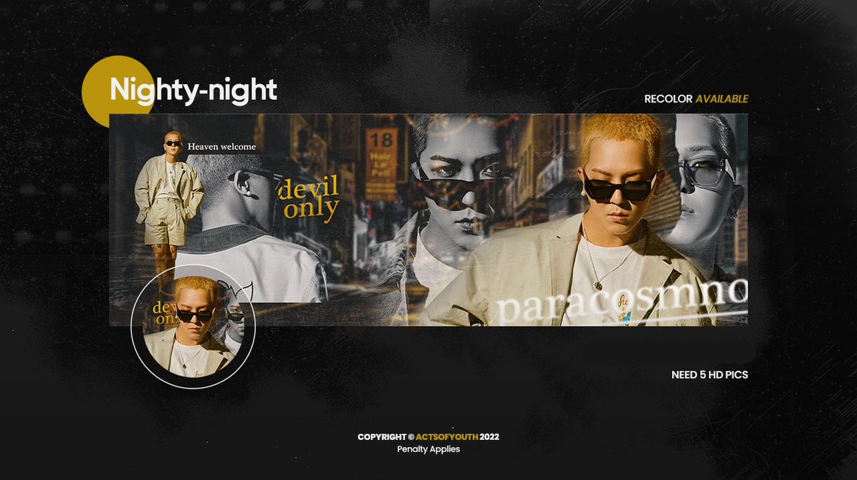 ㅤㅤㅤ
RT tweet ini kalau kamu mau layout 𝗡𝗜𝗚𝗛𝗧𝗬-𝗡𝗜𝗚𝗛𝗧 dari @ActsOfYouth 
⠀⠀⠀⠀⠀⠀⠀