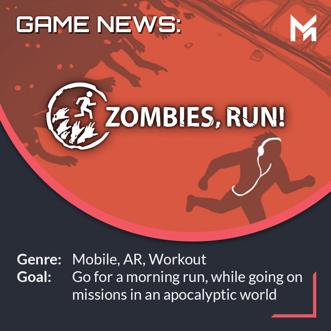 StudioMerkas's tweet photo. You will definitely have an engaging #AR-Experience with this #Game! 
"Zombies, Run!" #motivates people to go for a #run through a creative use of Altered Reality.
Play through 200 voiced #missions and unlock your full potential while getting chased by #zombies. https://t.co/XL9QdQSG5r