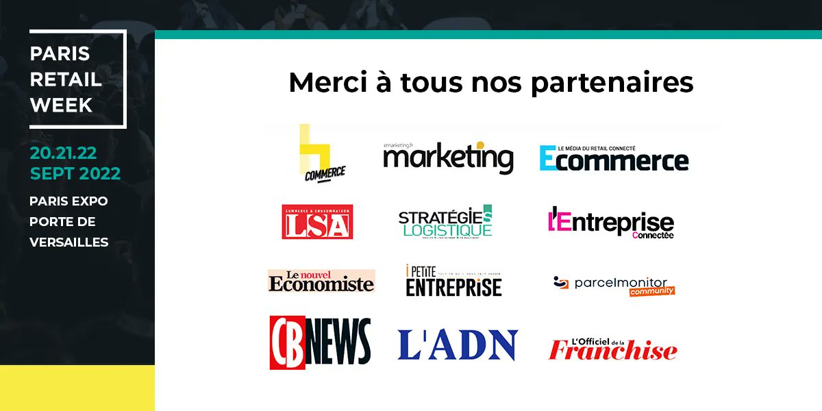 La 8ème édition de #ParisRetailWeek s'achève ce soir avec succès ! 💯

Toute l'équipe Paris Retail Week tient à remercier les visiteurs, exposants et speakers présents durant ces 3 jours 👏
 
Rendez-vous l'année prochaine... #innovation #retail #ecommerce