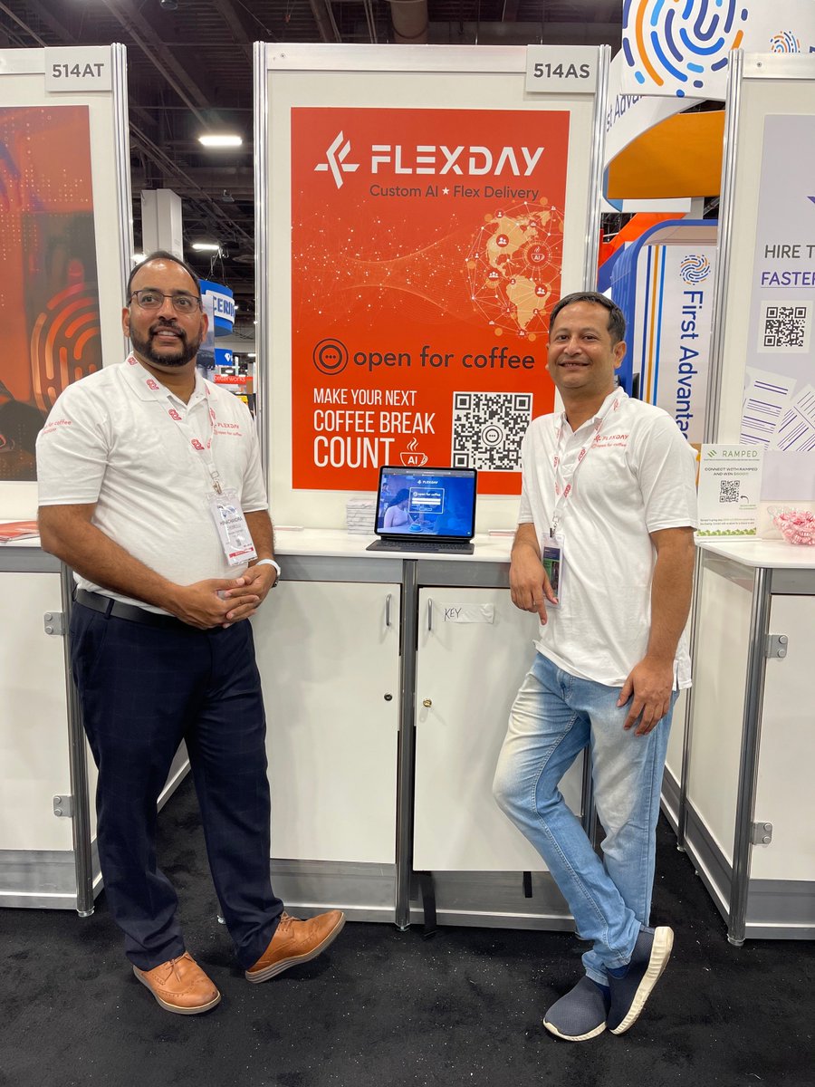 FlexdayL's tweet image. Our team had an amazing time last week at the HR Tech Conference, 2022 in Las Vegas.

With the release of our AI-based internal collaboration tool - Open for Coffee, we have achieved another milestone.

#hrtechconf #hrtechconference2022 #openforcoffee #teamflexday #weareflexday