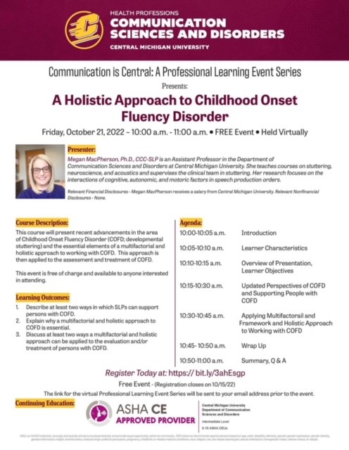 Mark your calendar for our Professional Learning Event on 10/21 at 10:00a