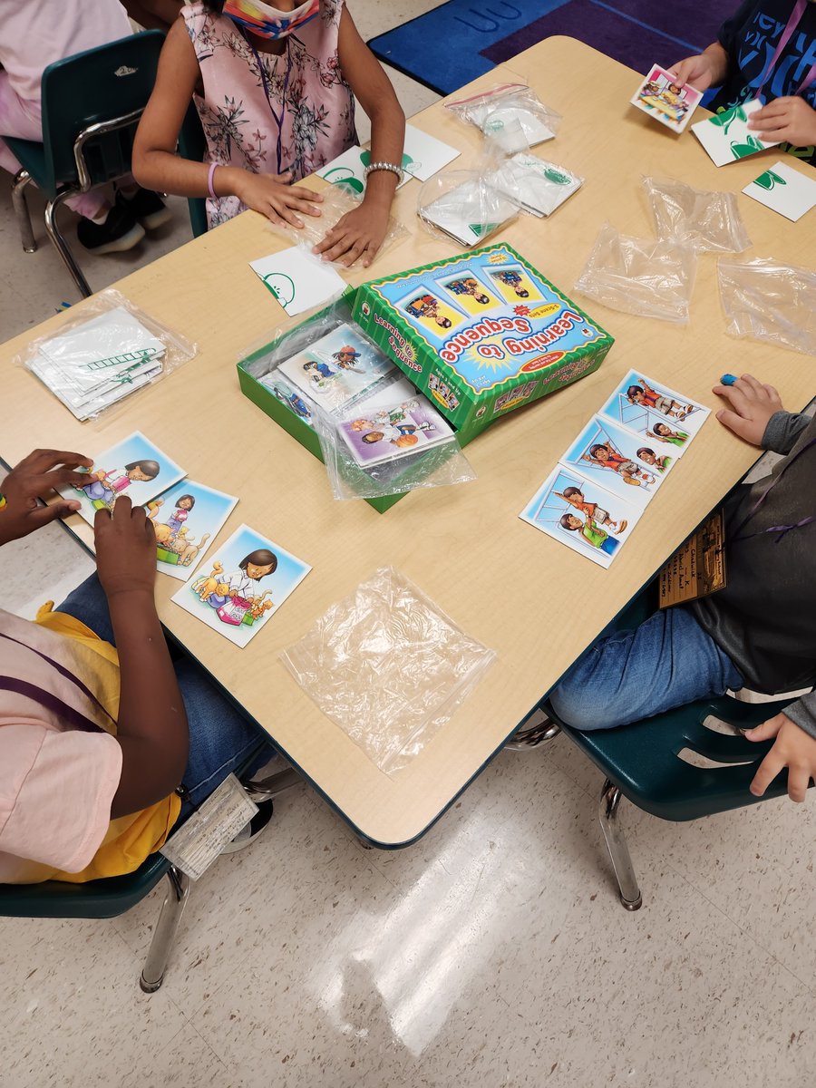 tnchadwick1's tweet photo. Working on sequencing, rhyming, and fine motor skills. #JagSwagContinues #JonesJags @Jones_AISD @AldineISD https://t.co/YjjNl4cL2A