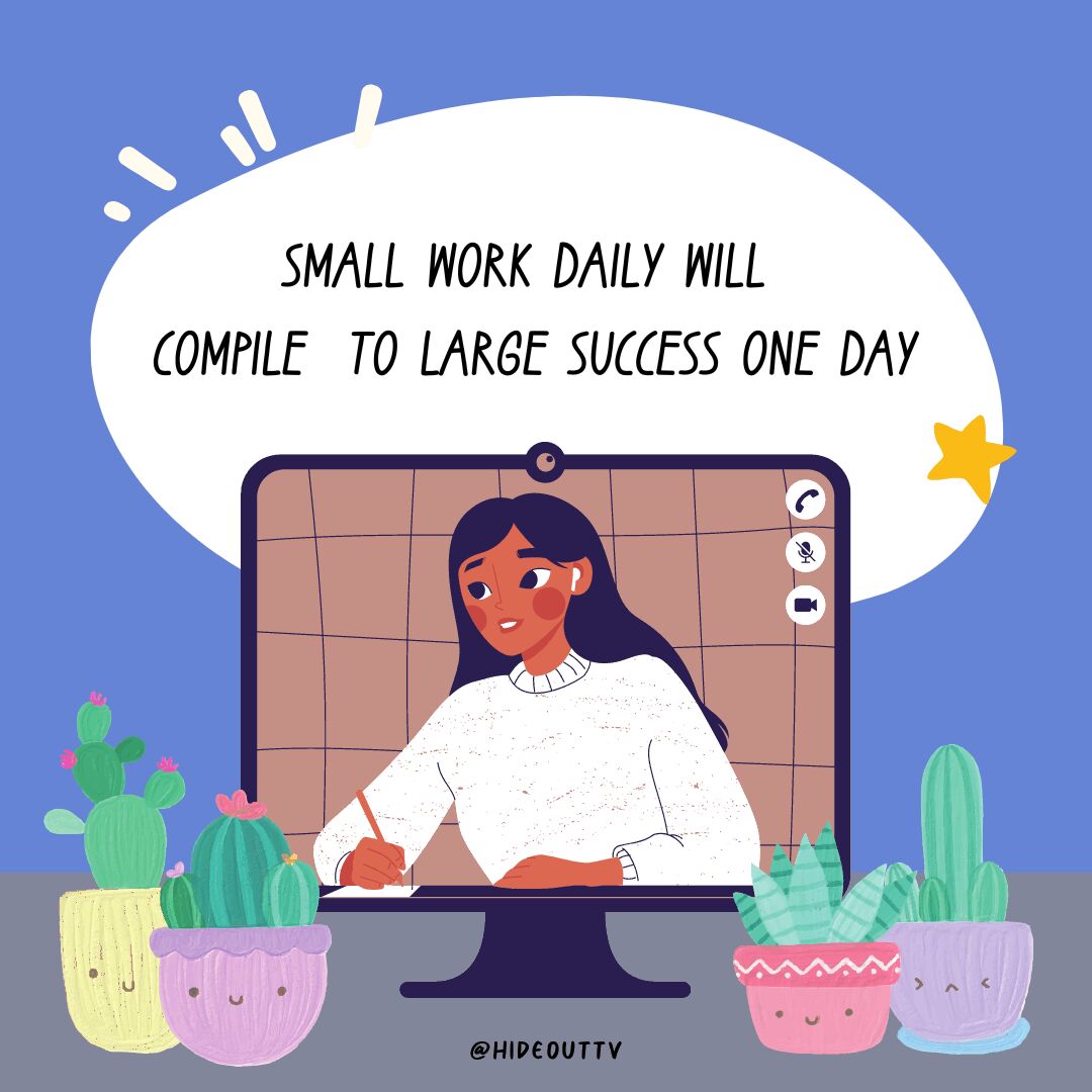PixelPointTV's tweet photo. We encourage you to pay attention to your habits. 👀 Do something everyday that will bring you closer to your goals! 💪🏻 Even little steps are progress! 

#HideoutTV #rewardsprogram #earnpoints #rewardsplatform #positivity #qotd #positivequotes #PositiveVibesOnly https://t.co/8VShj7xodA