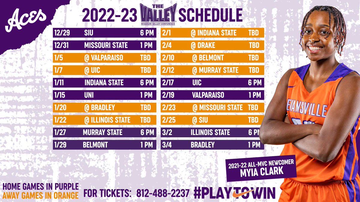 The 2022-23 Schedule is Complete! 🥳

🎟 812-488-2237
🏀 #ForTheAces x #PlayToWin
