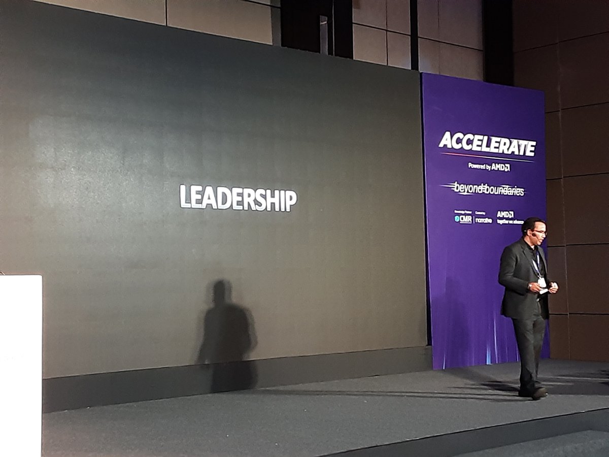 CMRINDIA's tweet photo. Out of every four servers sold, one server is from @AMD , says Ajay Koul from @AMDIndia. It's a remarkable achievement given that they launched server CPUs a few years ago. #accelerate #beyondbusiness event happening in #pune @narrativehq https://t.co/hqRvkqHVn2