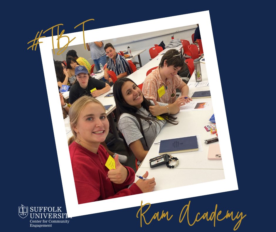 SuffolkCCE's tweet photo. #ThrowbackThursday to Ram Academy! What was your favorite part of Ram Academy's Service Learning &amp; Community Engagement track? Comment below! 

#Suffolkserves25 #SuffolkCCE https://t.co/VcaWTzhJdV
