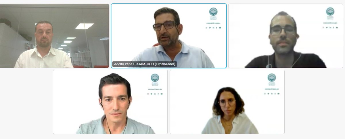 !Comenzamos!
En marcha nuestro primer webinar #ConnecTreesTeledeteccion
para cultivos leñosos: #satelites #drones #sensores y otras herramientas digitales

Adolfo Peña Acevedo <a href="/ETSIAMCordoba/">ETSIAM - Universidad de Córdoba</a> presenta #ConnecTreesDigHub
#ConnectLovers #Digitalización #Sostenibilidad