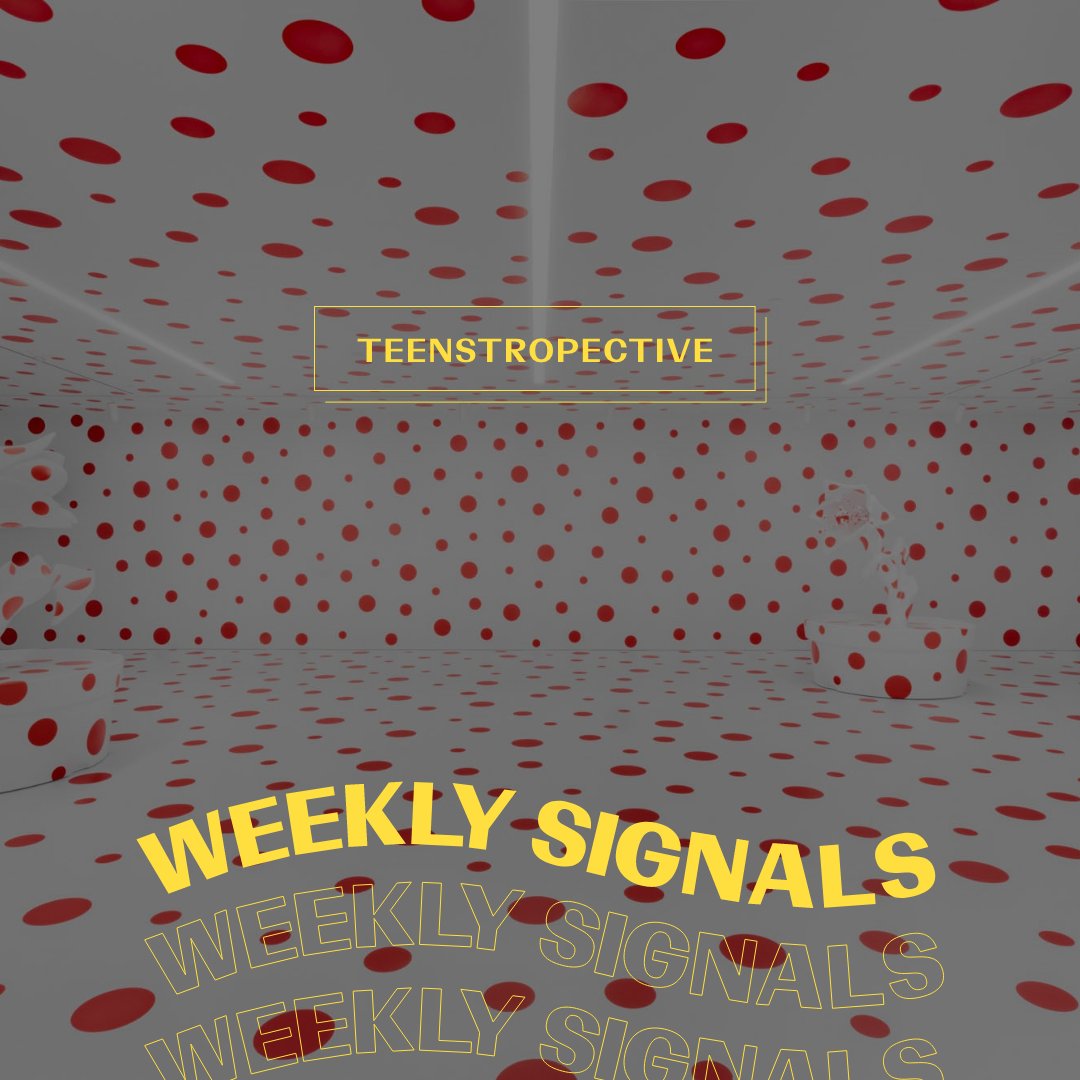 WConranDesign's tweet photo. 🚨 Weekly Signals #26 – Teenstropective 🚨  

🩺 Moi, 16 ans, lycéen, dépressif auto-diagnostiqué 🩺 

📷 @yayoikusama_ https://t.co/IFHIacfNKg