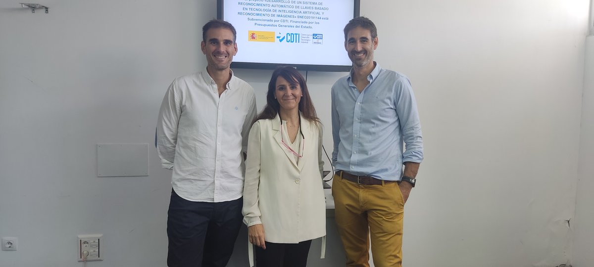 Hoy recibimos en nuestras oficinas a Gema, técnica del <a href="/CDTI_innovacion/">@CDTI_innovacion</a>, le enseñamos nuestras oficinas, todo el trabajo desarrollado en estos dos años y lo que está por llegar.
Muchas gracias por la visita y el apoyo prestado en estos dos años 😊🔑
#Mykeys #CDTI #innovacion