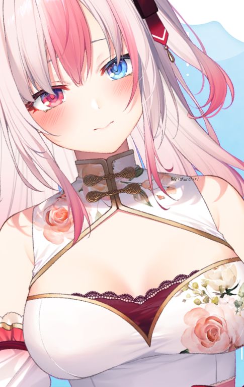 #ピンク髪のVTuberが見たい
白とピンクで清楚is清楚です...！！