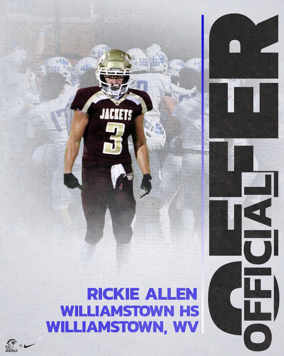 Rickiebobby03's tweet photo. Excited to receive an official offer from Washington and Lee University! @Coach_JimmieIII https://t.co/3fzgVzuHp4