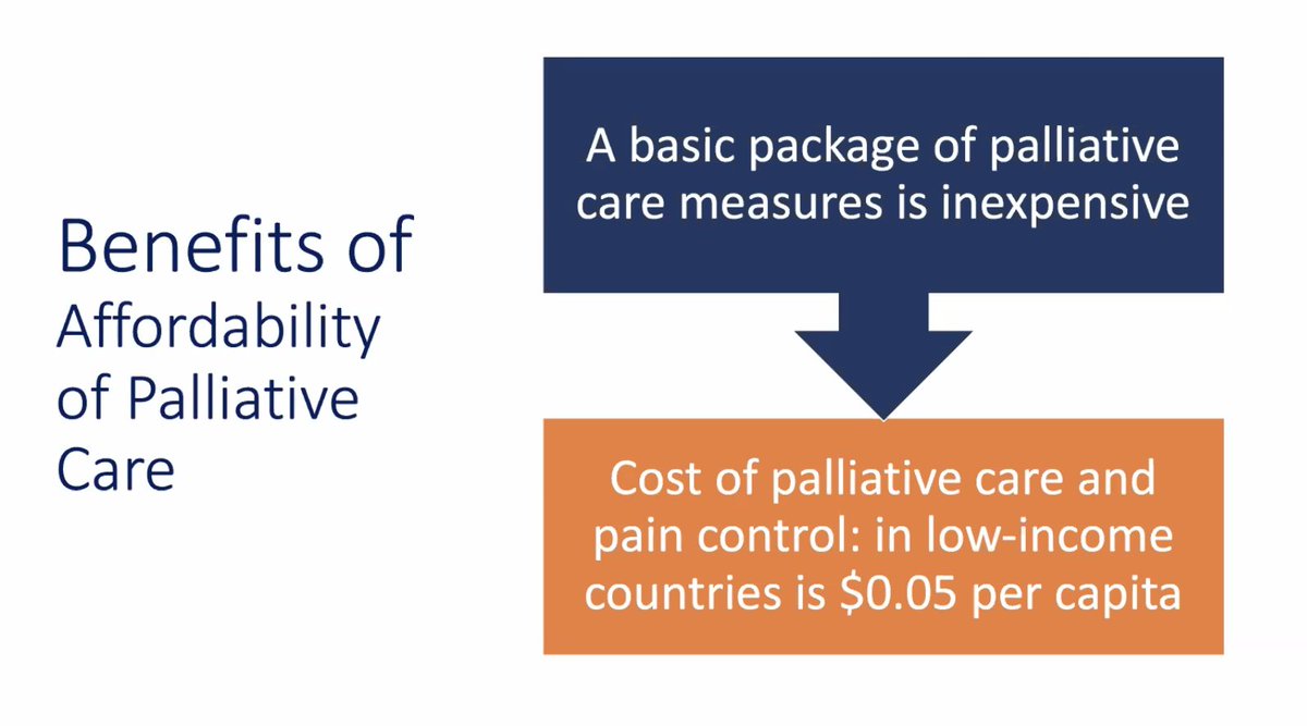 dbastardo27's tweet photo. "Palliative care is a key component of a humanitarian crisis response." @drmegandoherty #PPOS2022 #PPC https://t.co/hHSp7XFGeX