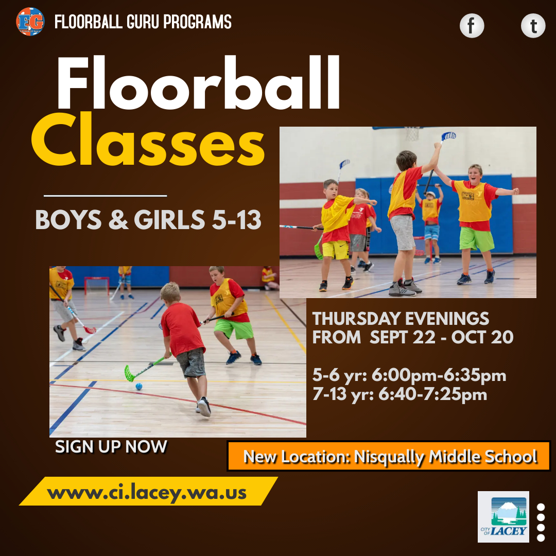 Floorballguru's tweet photo. Floorball Classes are back tonight! There's still time to sign up and join in on the fun. We've moved our program back to Nisqually Middle School in the Aux Gym. Come join us tonight!
https://t.co/KSR6RA0XeR https://t.co/JmgynWDOTz