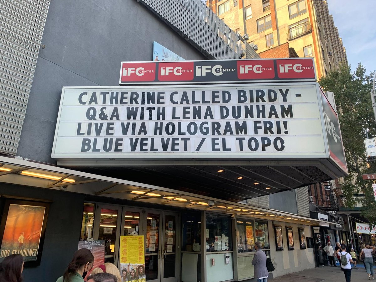 lenadunham's tweet image. See you this Friday for a Catherine Called Birdy Screening and Q&A at @IFCCenter in NYC (via hologram!!!)
Tickets are available here: ifccenter.com/films/catherin…