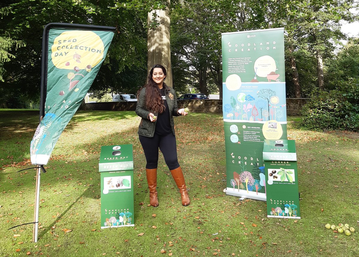 LeedsCC_News's tweet photo. Leeds City Council is asking people to get involved in its annual seed collection.
There will be 13 collection points across the city and residents who want to get involved will be asked to collect four tree seed species, which are acorns, beech nuts, chestnuts and conkers.🌱🌳 https://t.co/pqWoemHvf3